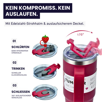 VIVANNA Thermo-Tumbler 40oz – Für heiße & kalte Lieblingsmomente