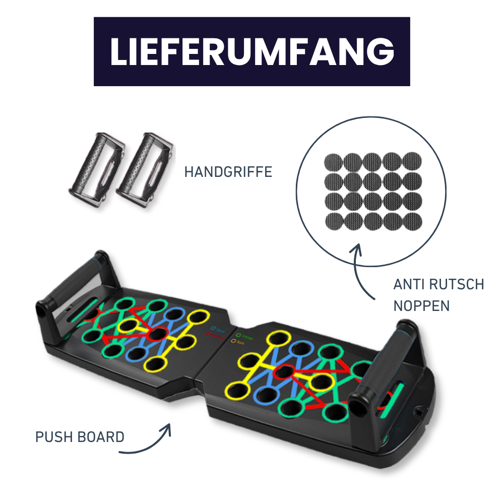 VIVANNA Push-Up Board – Dein Workout für daheim & unterwegs