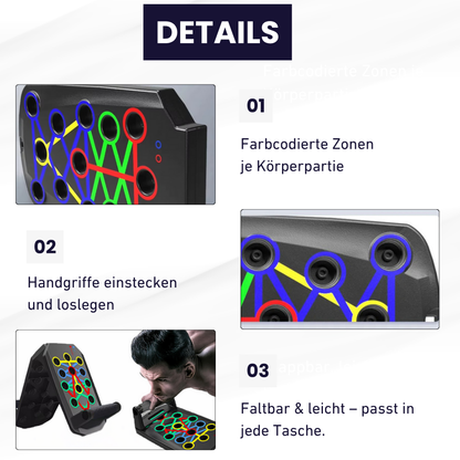 VIVANNA Push-Up Board – Dein Workout für daheim & unterwegs