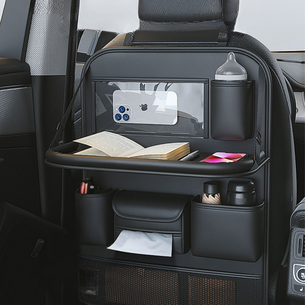VIVANNA Auto-Rücksitz-Organizer – Mit Tisch, Tabletfach & viel Platz