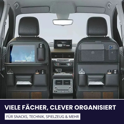 VIVANNA Auto-Rücksitz-Organizer – Mit Tisch, Tabletfach & viel Platz