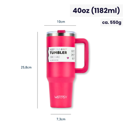 VIVANNA Thermo-Tumbler 40oz – Für heiße & kalte Lieblingsmomente