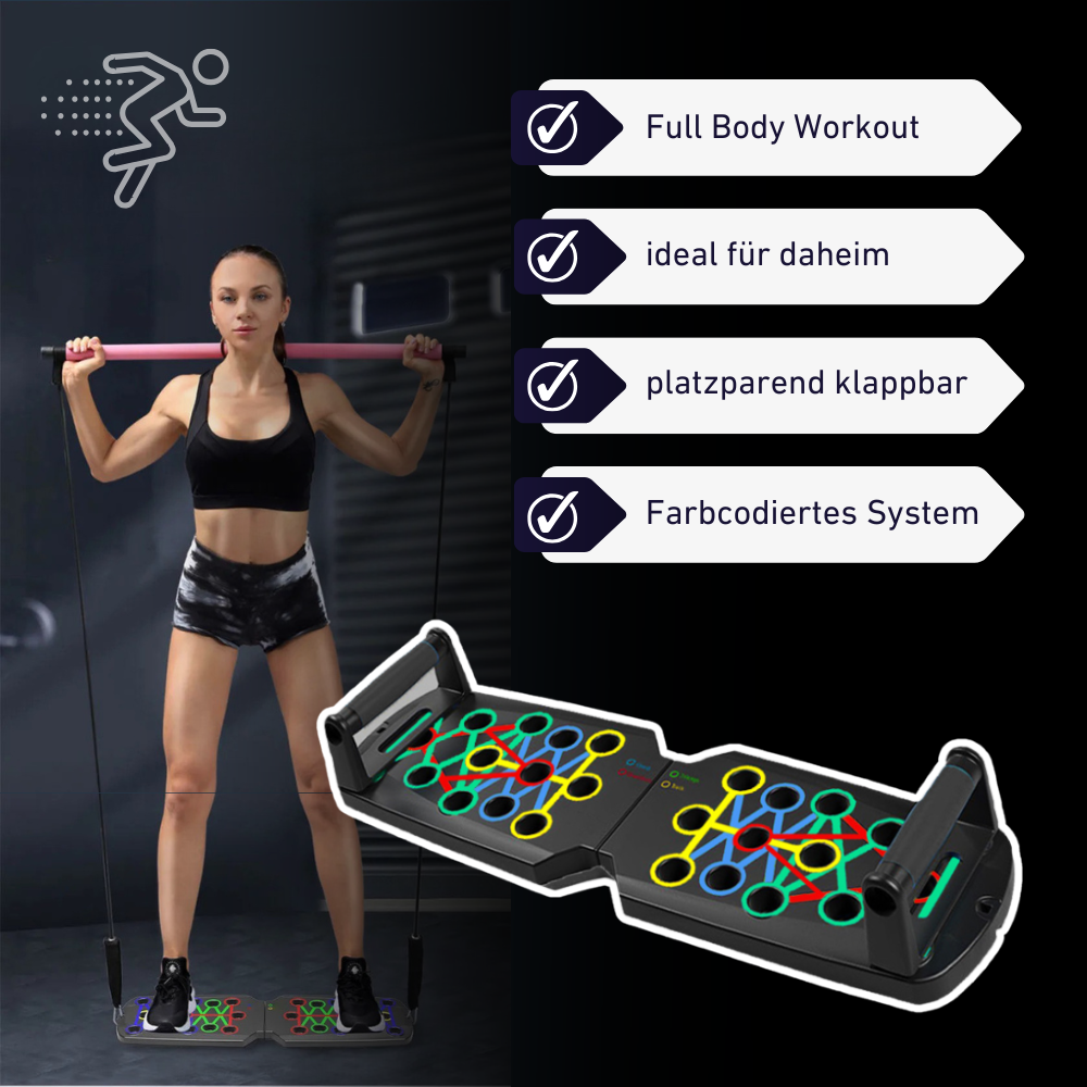 VIVANNA Push-Up Board – Dein Workout für daheim & unterwegs